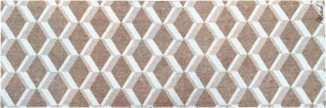 Mad About Mats Irma - loper - schoonloop/scraper - wasbaar - 50x150cm Beige