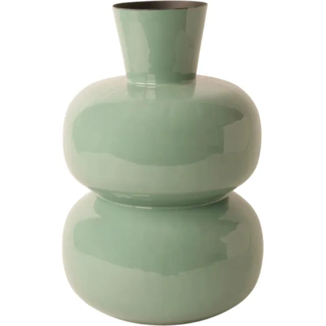 Winq Vaas Nuvina 30cm Stormy Sea-Groene Vaas-Vaas voor Bloemen-kunstbloemen