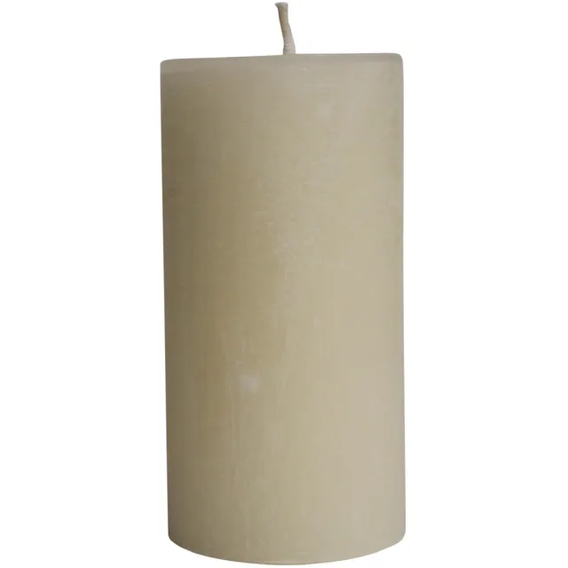PTMD Kaars Rustic Outdoor - Wit - 15x15x30cm