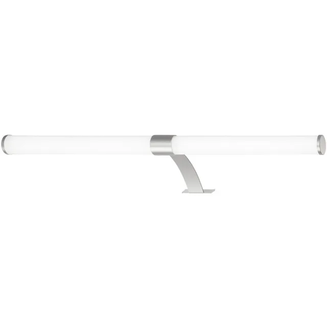 B.K.Licht BRILONER LED spiegelarmatuur - RUNT - 60 - cm - 8 - Watt - 4000 - Kelvin - 1040lm - chroom chroom mat