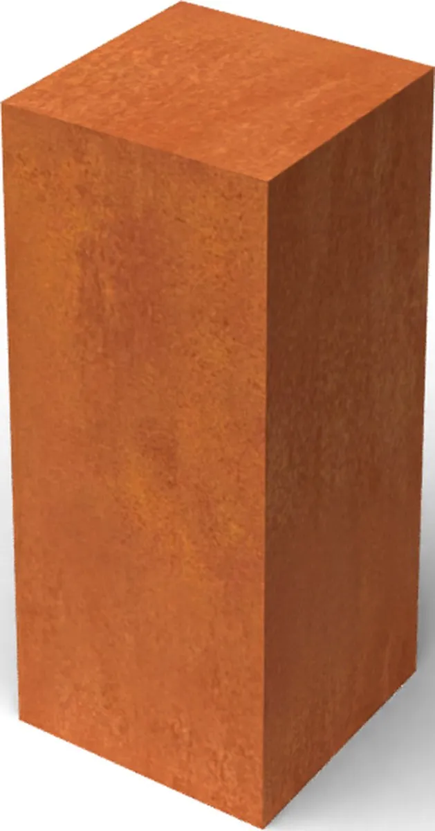Geroba Sokal Sokkel - 30x30x70cm (lxbxh) Cortenstaal