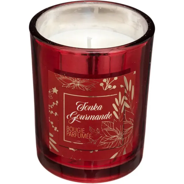 Atmosphera Créateur d'intérieur® Geurkaars in glas, 210 g, Ø 8 cm Rouge