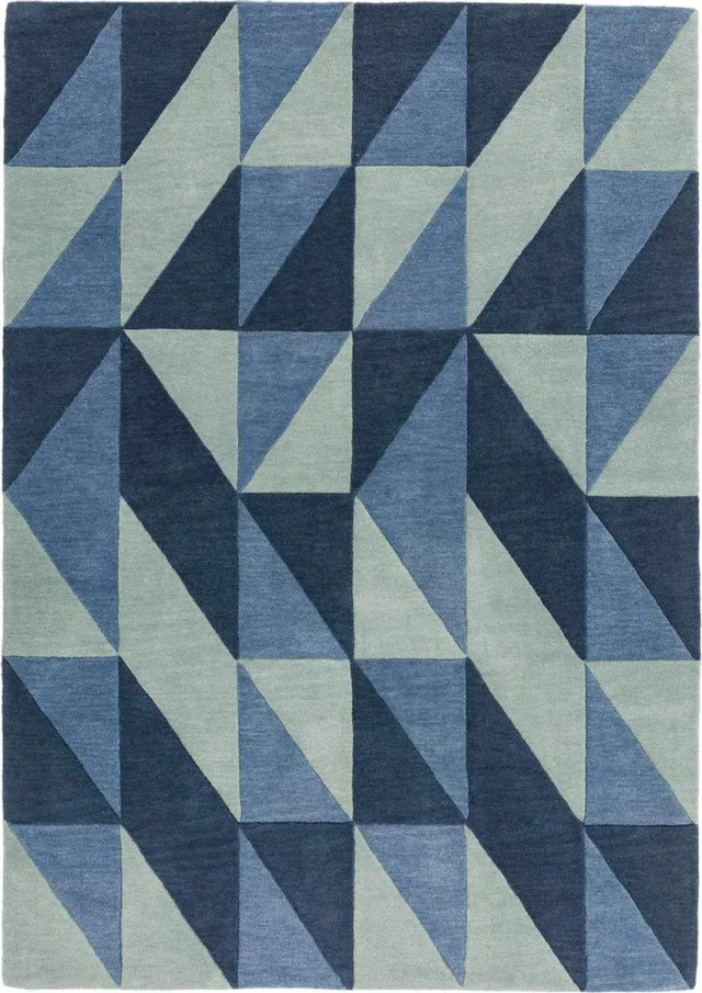 Eazy Living Easy Living - Reef-Flag-Blue Vloerkleed - 200x290 - Rechthoek - Laagpolig Tapijt - Modern - Blauw