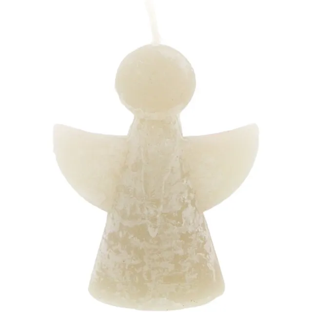 Home Society Engel Kaarsjes - 12 stuks - Greige- 8.5 cm