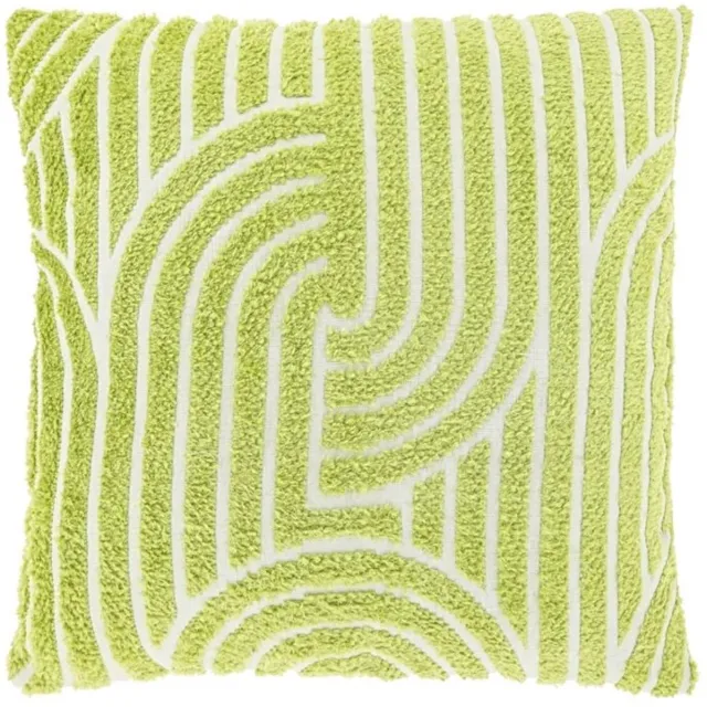 Unique Living Sierkussen Ziza - Nile Green - 45x45cm Groen