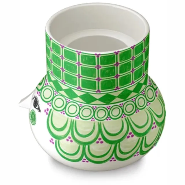 Bjørn Wiinblad Olga kandelaar H12cm groen Wit