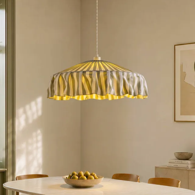 NOUS Living hanglamp Liv (Ø60cm) Groen