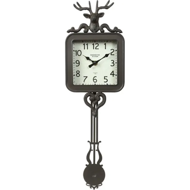 Countryfield Wandklok Pendle wit/zwart