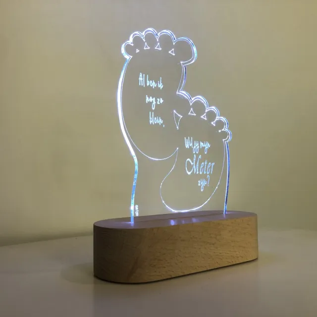 Stars 4 you Nachtlamp (LED) wil jij mijn Meter zijn? | voetjes | meter vragen | meter worden | peettante vragen | peettante worden | doosje met een vraag | cadeau | origineel | allerliefste van de wereld meter-voetjes