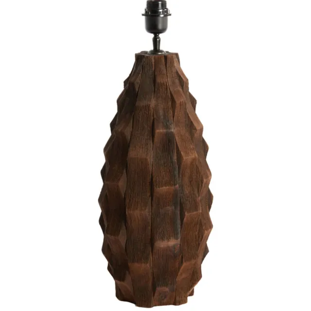Light & Living Lampvoet Takabe hout chocolade bruin