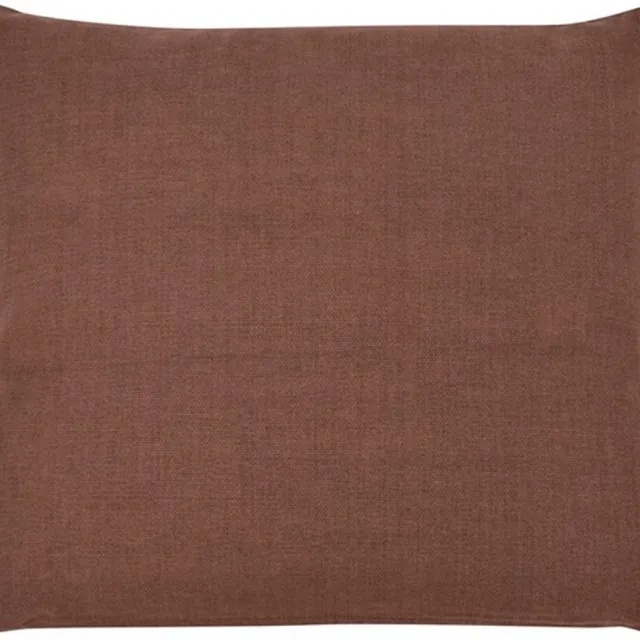Linen & More Solid Canvas Cappuccino Kussen | 45 X 45 | Sierkussen Voor Woonkamer Of Slaapkamer zie beschrijving
