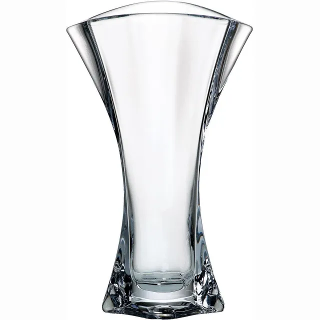 Crystalite Bohemia Mooie kristallen vaas crystalite ORBIT "X" 31,5 cm transparent