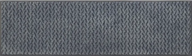 Kleen-Tex Wash+Dry Eco Revive Wasbare Deurmat - Loper - Duo Denim - 35 x 120cm grijs