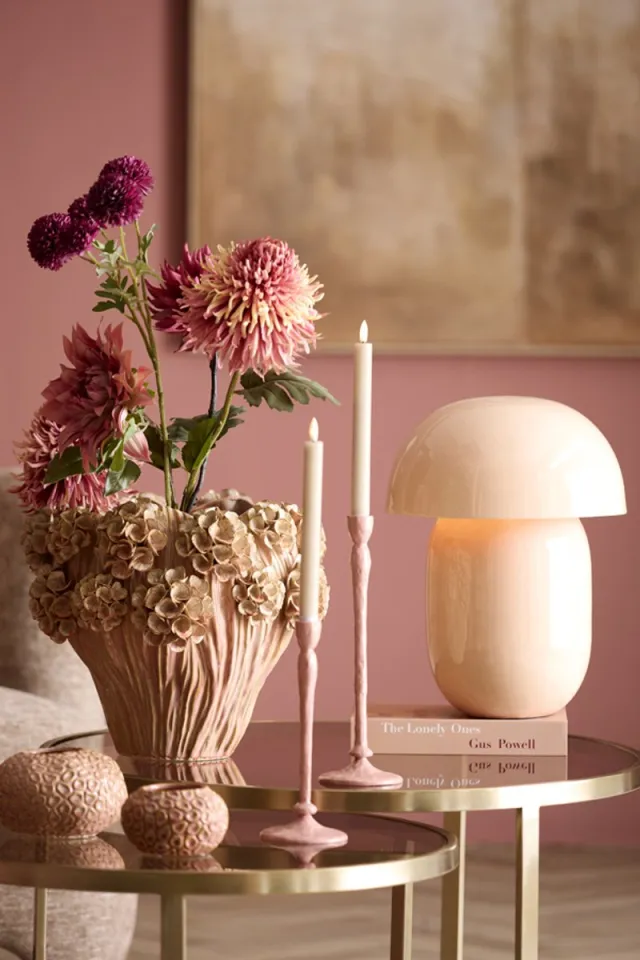 Light & Living Vaas LUSERNA - Roze - 38x38x32 cm