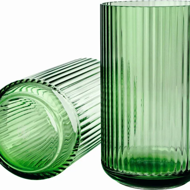 Lyngby Porcelaen Lingby vaas 20cm copenhagen green