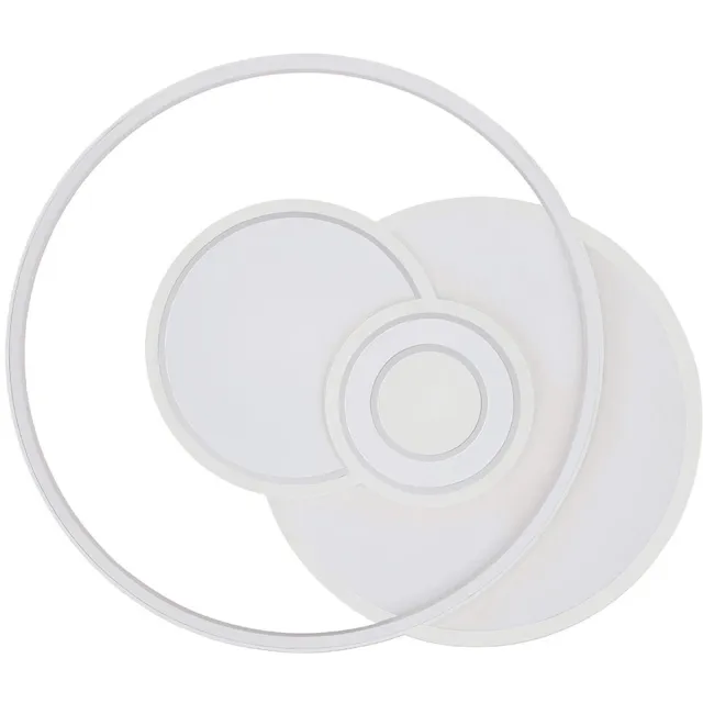 Globo LED plafondlamp eetkamerlamp woonkamerlamp, dimbare afstandsbediening, geheugen nachtlamp, 50W 3600lm warm wit-koud wit 3000-6000K, L 54 cm