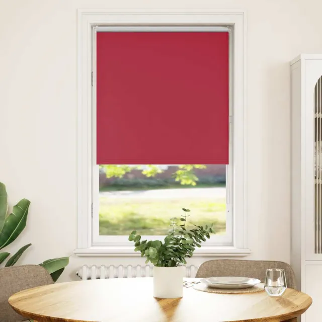 vidaXL Rolgordijn verduisterend 65x150 cm stofbreedte 60,7cm polyester Rood