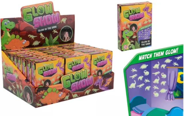 Glow Show Dino Glow In The Dark Muurstickers Groen