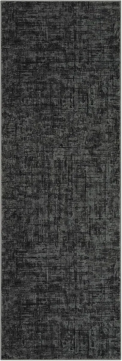 Triumpunpre Modern Vloerkleed - Wasbaar Antislip Fluweelzacht - Zwart - 120x170 cm