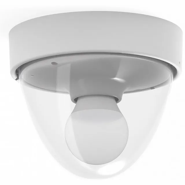 Nowodvorski Buitenlamp Nook Ø 18 cm wit