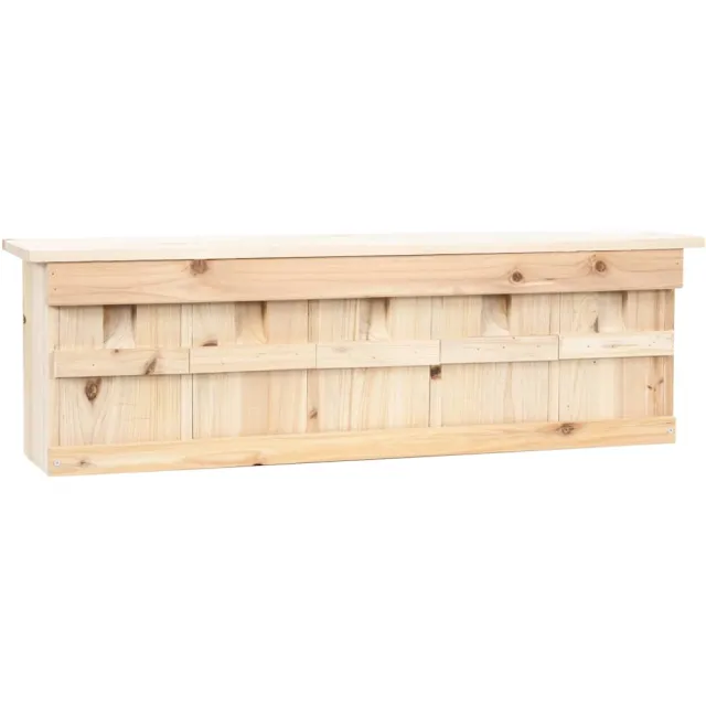 vidaXL Mussenhuis met 5 kamers 68x15x21 cm vurenhout Bruin