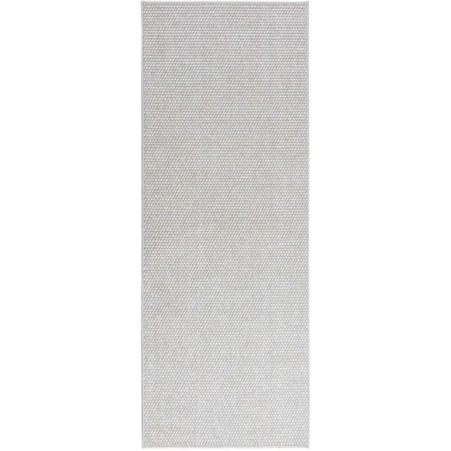 vidaXL Binnen - kleed - LUGO - Crème - en - Grijs - 80 - x - 150 - cm - Polyester Crème en grijs