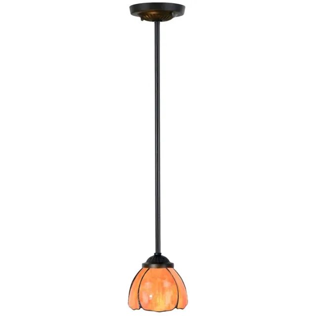 Coloured by Art Tiffany Hanglamp Tulipa pendant - Art Deco Trade Oranje
