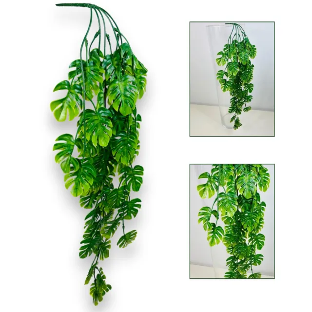 Inspiruj Kunstbloem - Monstera Girlande - 73 cm - Groen