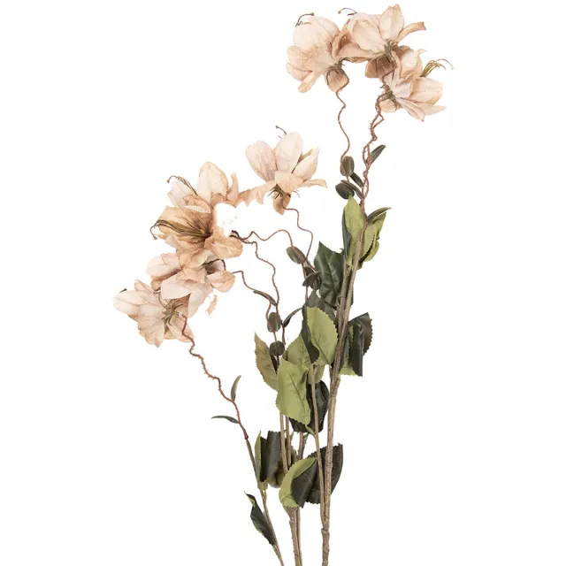 Clayre & Eef Kunstbloem 120 cm Beige Kunststof