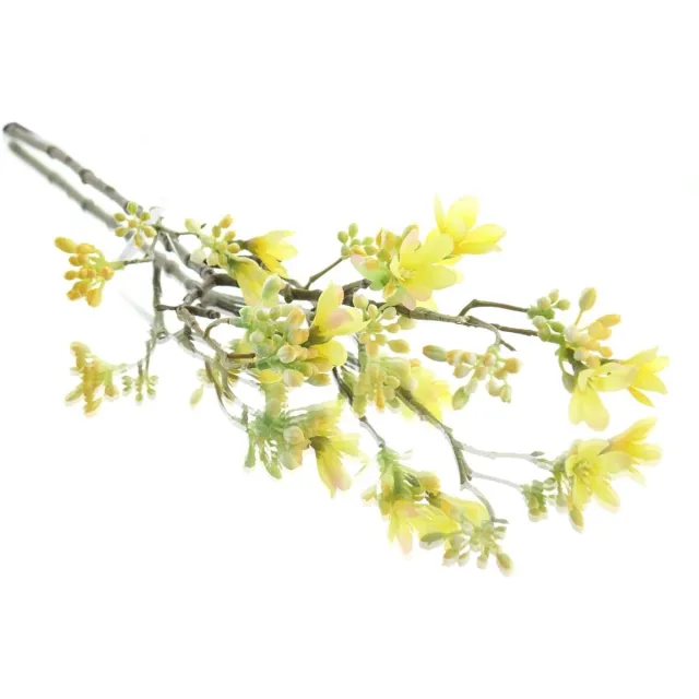 Gasper Sierkweetak Geel 51 cm - Kunstbloemen
