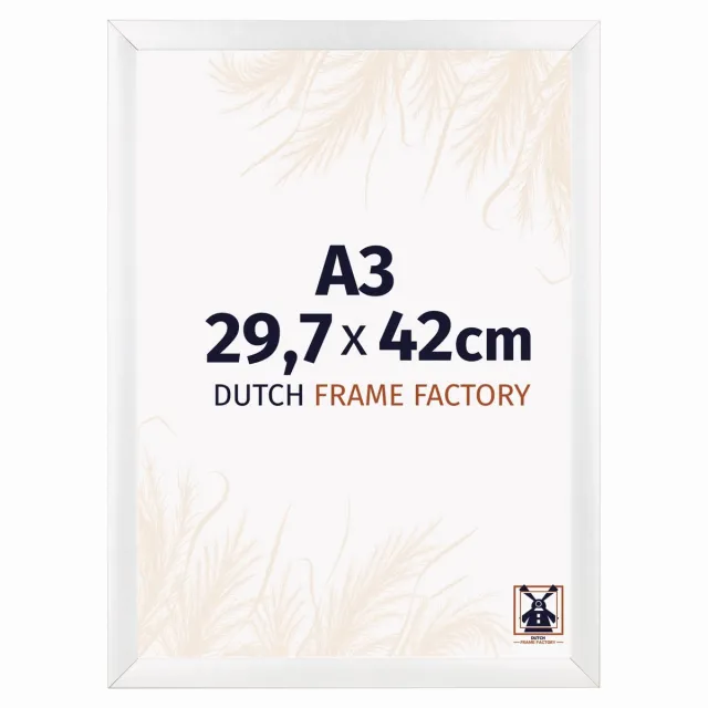 Dutch Frame Factory Fotolijst A3 29,7x42 cm - MDF - Wit Mat - Praag