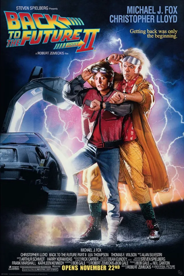 Back To The Future Movie Poster 2 Unisex Poster - Neutraal - Standard