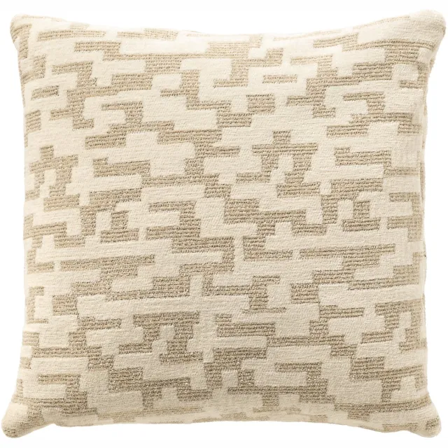 Hoii MALENE | sierkussen 45x45 cm | Brown Rice | beige | Hoii Lichtbeige
