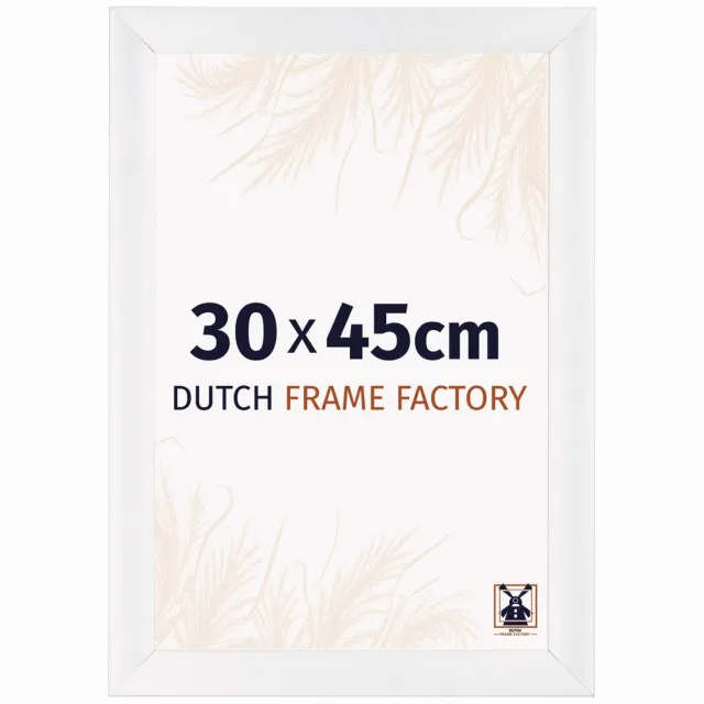 Dutch Frame Factory Fotolijst 30x45 cm - MDF - Wit Hoogglans - Praag