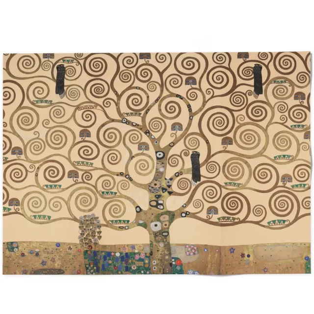 Lanzfeld (museumwebshop.com) Lanzfeld Klimt - Poster Schilderij 50x70 cm - Levensboom - Gustav Klimt - Koker gustav klimt - levensboom