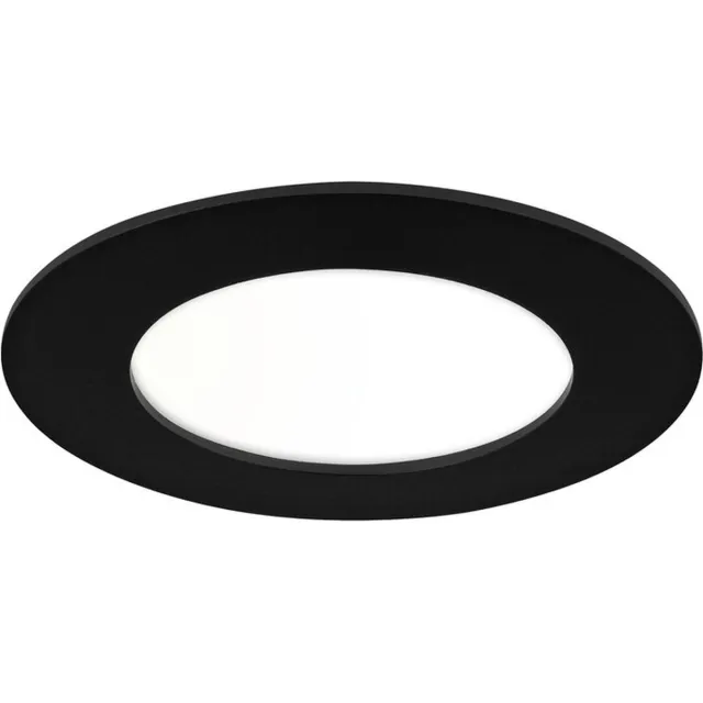 YPHIX LED Downlight Premium Line 12cm zwart 9W 4000K IP44 dimbaar