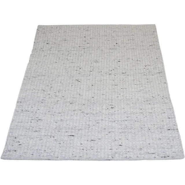 Veer Carpets Vloerkleed Nicole Grijs 367 - 160 x 230 cm - Wollen Design Vloerkleed met Symmetrisch Geweven Patroon in Scandinavische / Hotel Chique Stijl