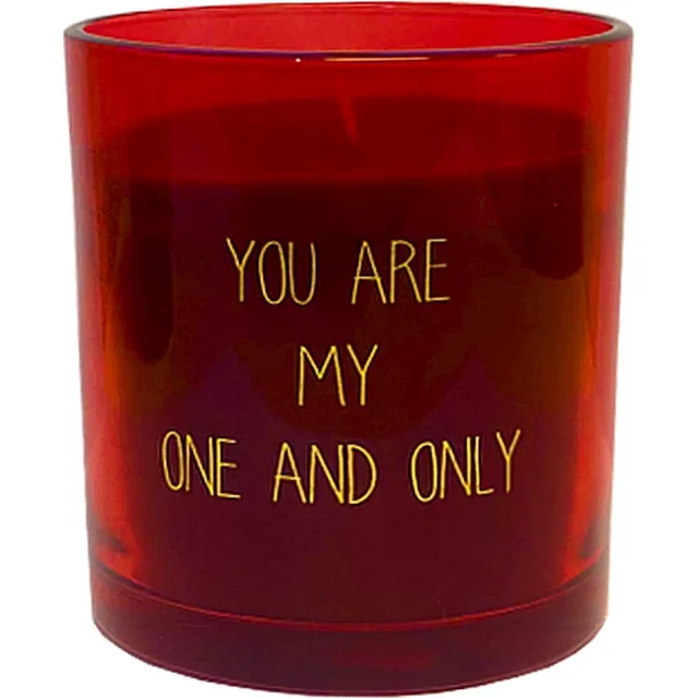 My Flame Sojakaars Glas - You are my one and only - Geur: Unconditional Wit