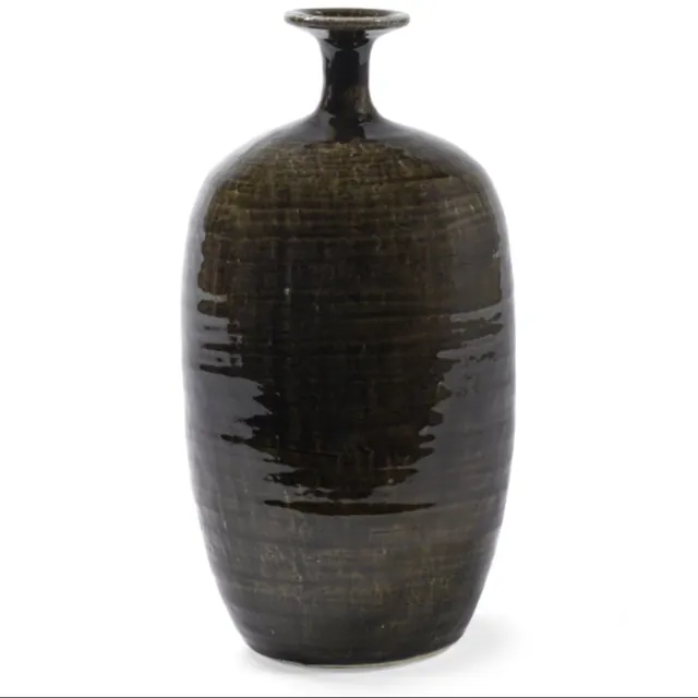 Serax Vaas - aardewerk - groen - D20 x H39 cm