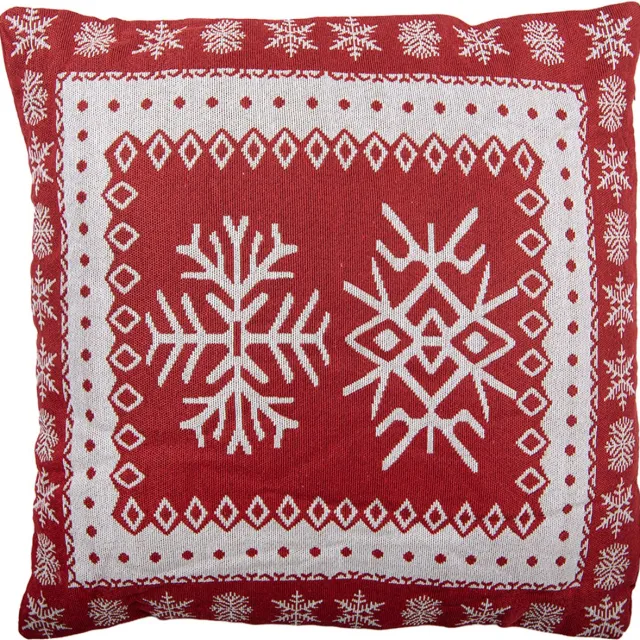 Clayre & Eef Sierkussen 45x45 cm Rood Polyester