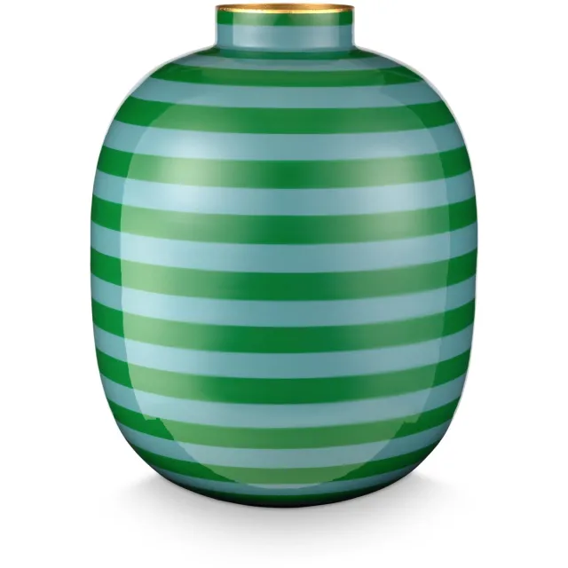 Pip Studio Vaas - Groen - IJzer - 25x32cm
