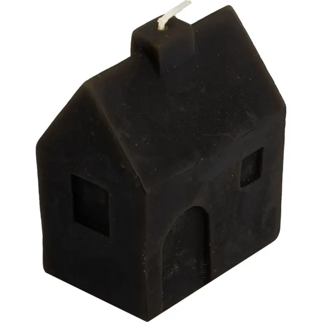 homebound by ky Kaars huis zwart | 6,2x4x8cm | figuurkaars huis