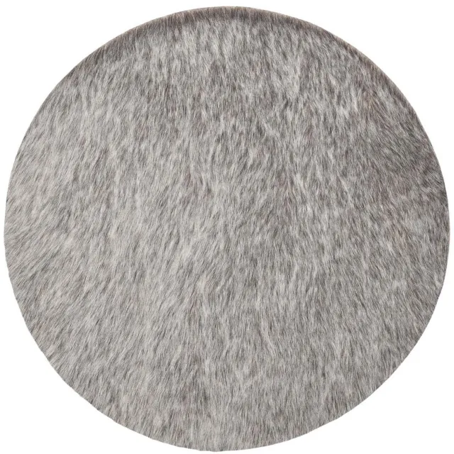 Sheepskin House Koeienhuid Stoel Cover - D37 cm Black