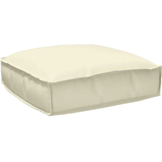 vidaXL Kussen Oxford Stof Crèmekleurig 50 x 50 x 12 cm