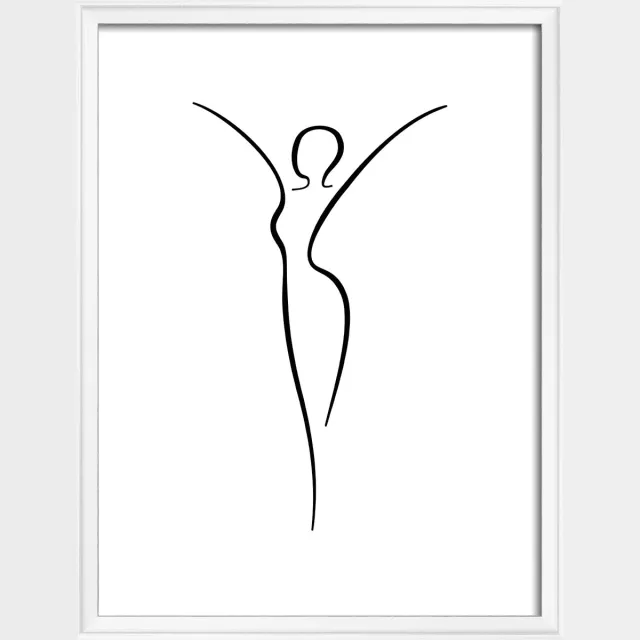 Walther Silhouette - Houten lijst - Fotoformaat 30x40 cm - Wit