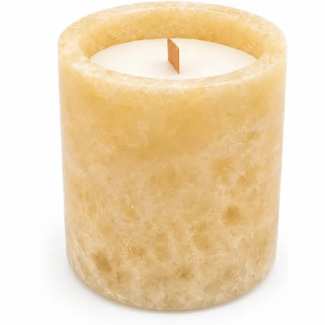 Marmoree Onyx - Honing - Kaars - Houder - Rond - H8