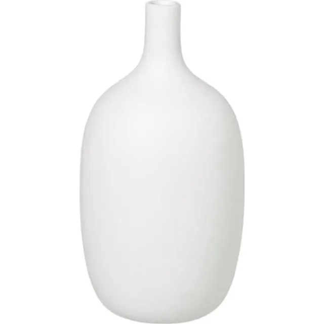 Blomus Ceola vaas H21cm D11cm wit