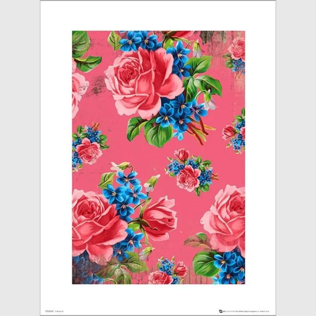 ABYSTYLE GBeye Poster - Vintage Flowers Pink - 70 X 50 Cm - Multicolor Divers