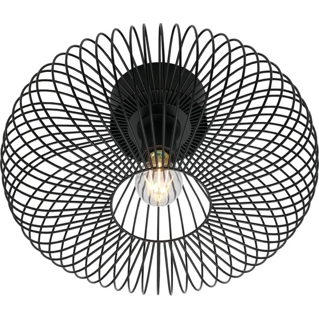 Nordlux Beroni-plafondlamp-E27-metaal-zwart