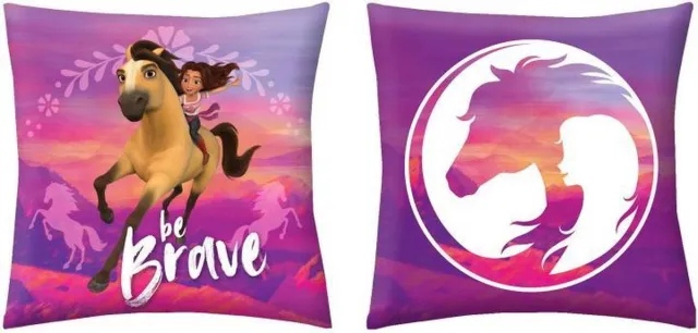 Spirit Kussen Be Brave - 40 x 40 cm - Polyester Paars